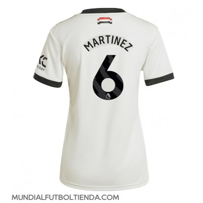Camiseta Manchester United Lisandro Martinez #6 Tercera Equipación Replica 2024-25 para mujer mangas cortas Camiseta Manchester United Lisandro Martinez #6 Tercera Equipación Replica 2024-25 para mujer mangas cortas